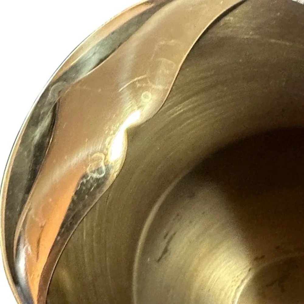 F B Rogers Vintage Brass Pitcher ice Water Elegant Tabletop‎ Servingware